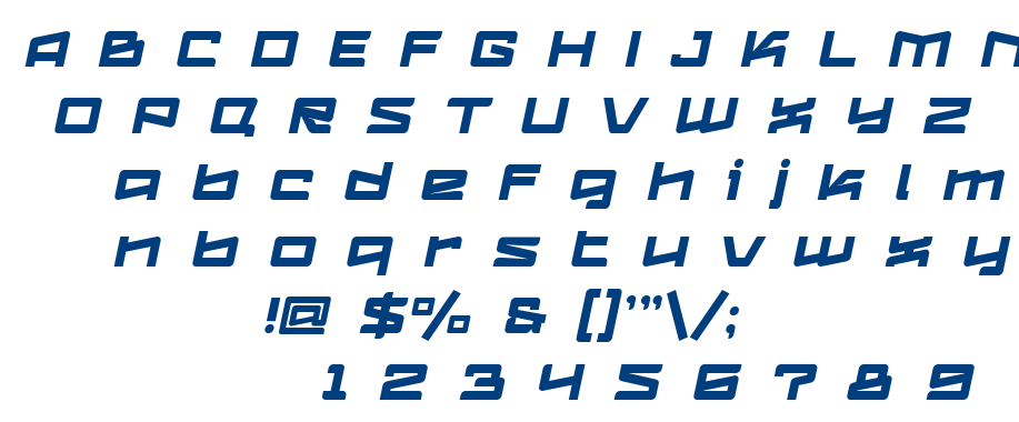 Logofontik 4F Italic font